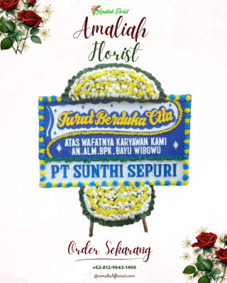 Papan Bunga Duka di Rancanumpang