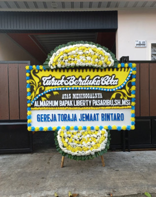Papan Bunga Duka di Rancanumpang