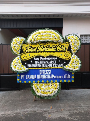 Papan Bunga Duka di Rancanumpang