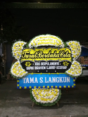 Papan Bunga Duka di Rancanumpang