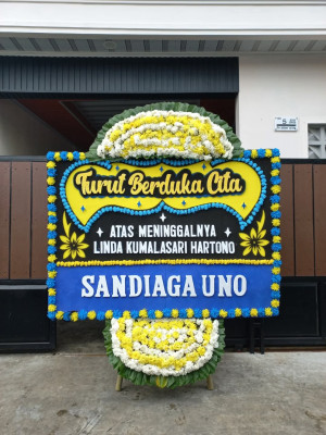 Papan Bunga Duka di Rancanumpang
